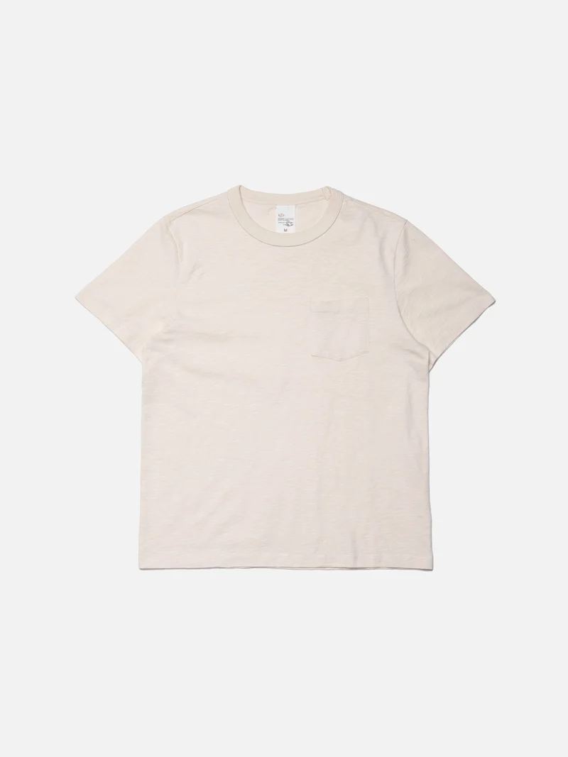 Roy Heavy Slub T-Shirt ecru