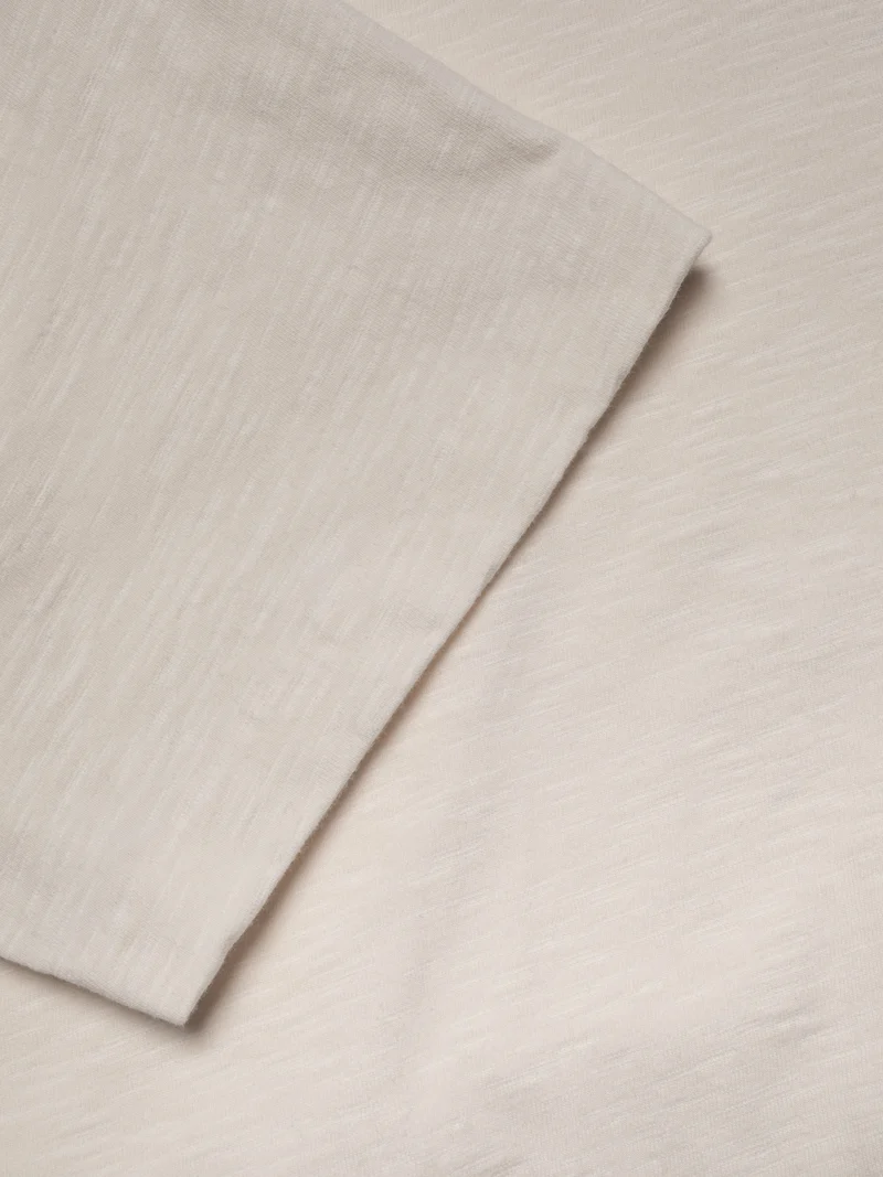 Roy Heavy Slub T-Shirt ecru