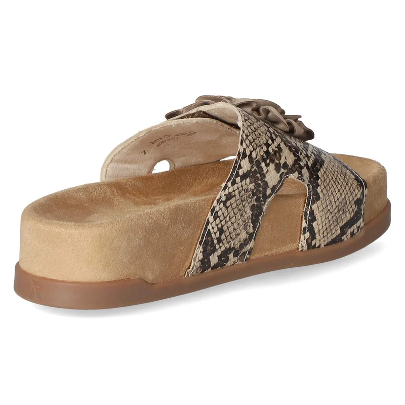 Pantoletten Beige