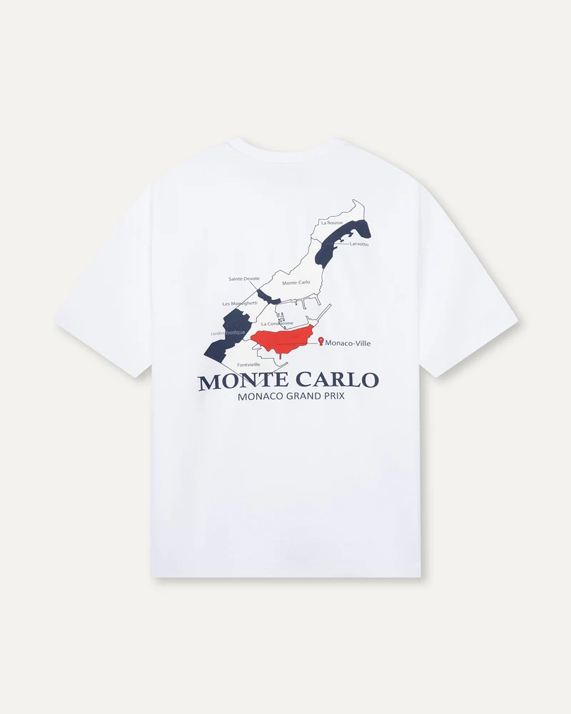 Monaco Grand Prix T-Shirt Montecarlo White
