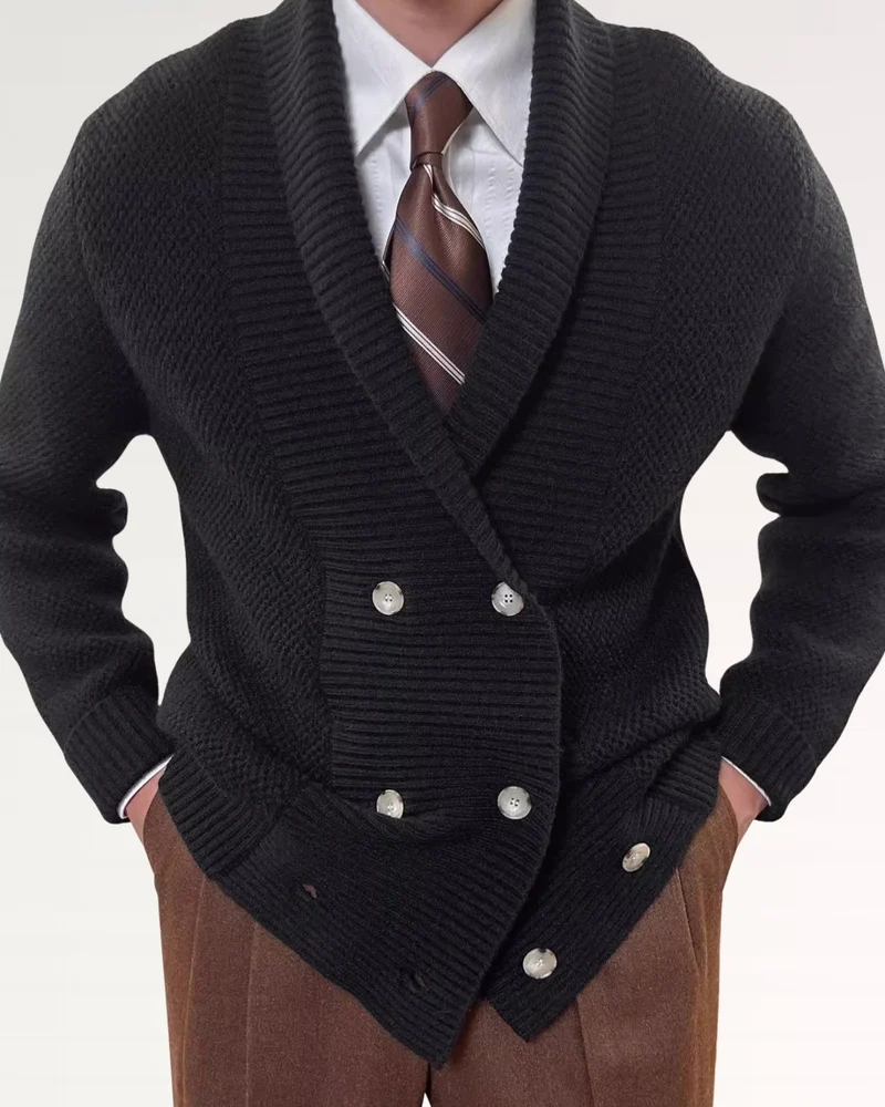 Heavyweight Cardigan knitted jacket