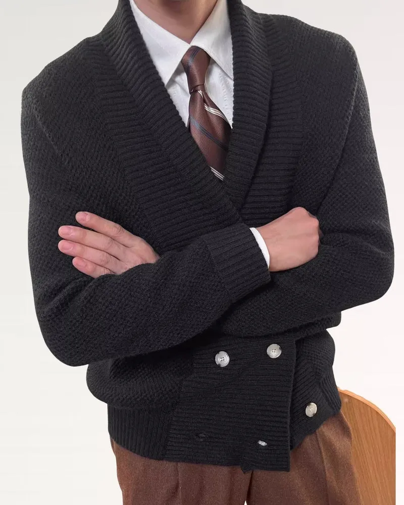Heavyweight Cardigan knitted jacket