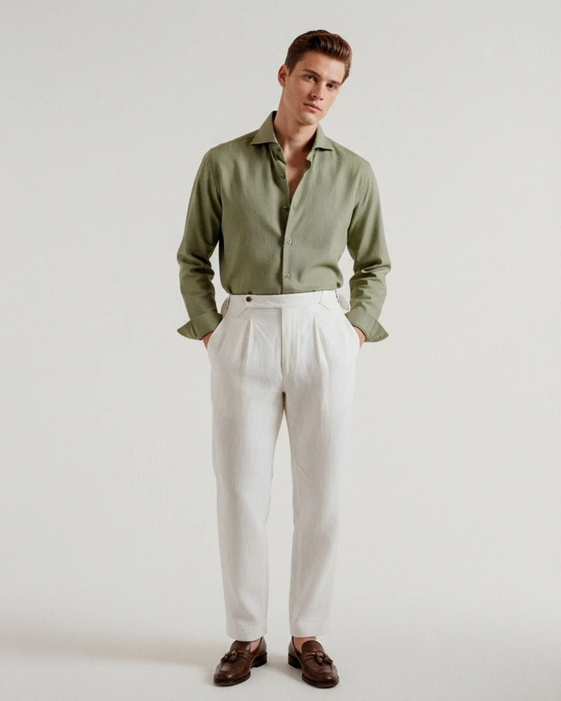 Italian Cotton Linen Shirt