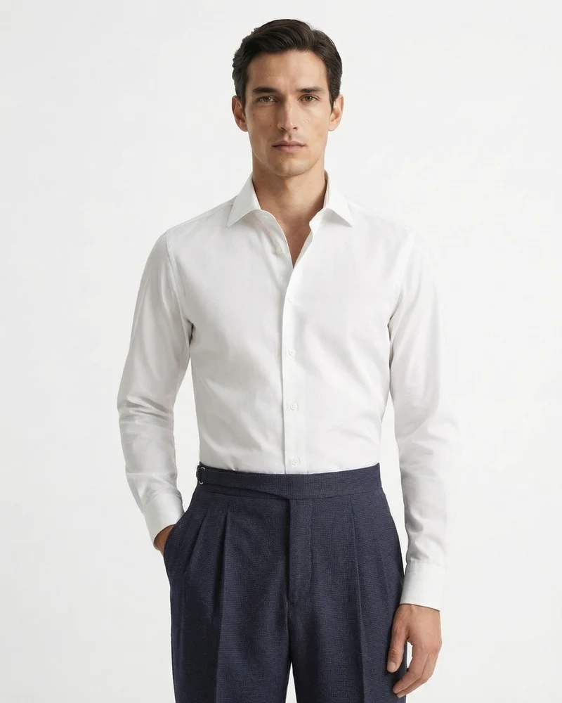 Italian Business Casual Trousers Breathable