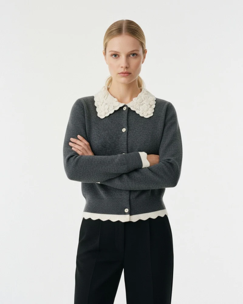 Rihanna Cashmere Cardigan Coat Jacket