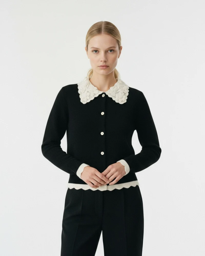 Rihanna Cashmere Cardigan Coat Jacket