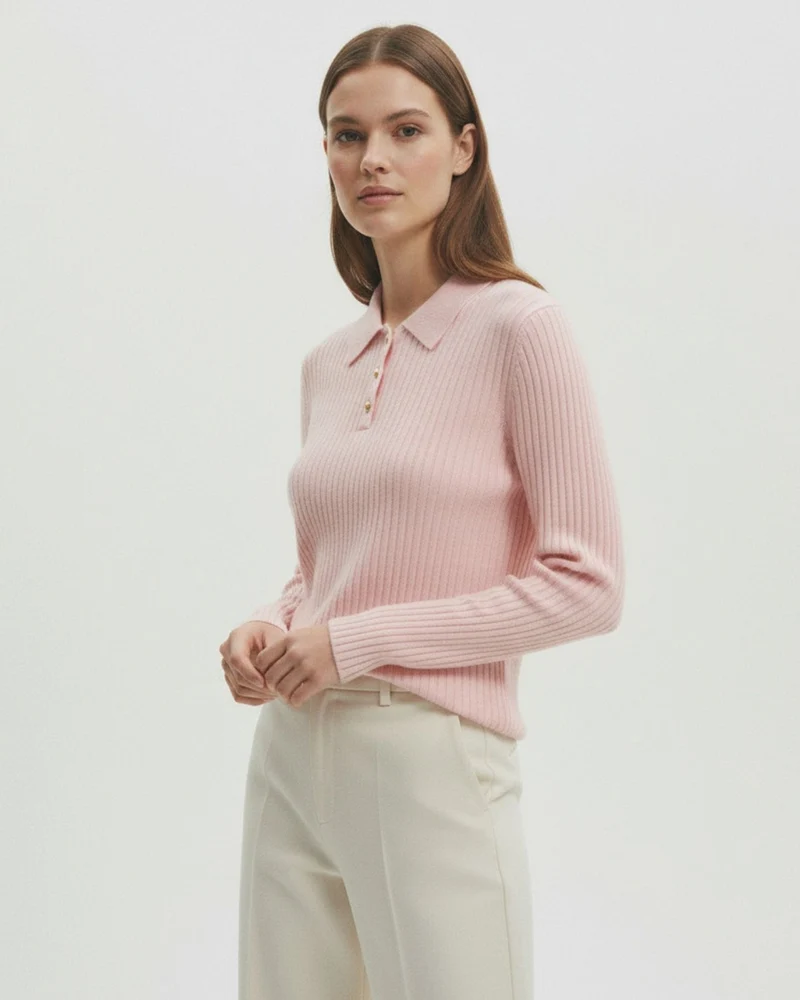 Cashmere Polo Woman