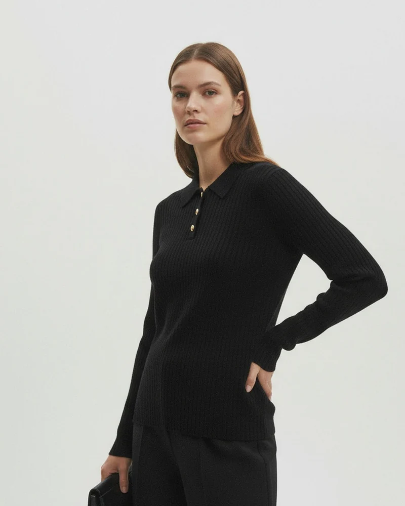 Cashmere Polo Woman