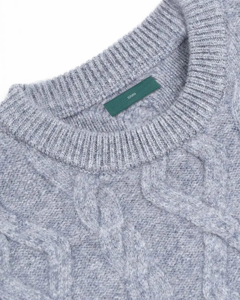 Fine Cashmere & Wool Sweater Pullover