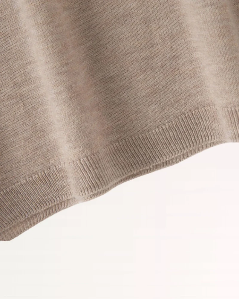 Wool Soft Knitted T-Shirt Half Sleeve
