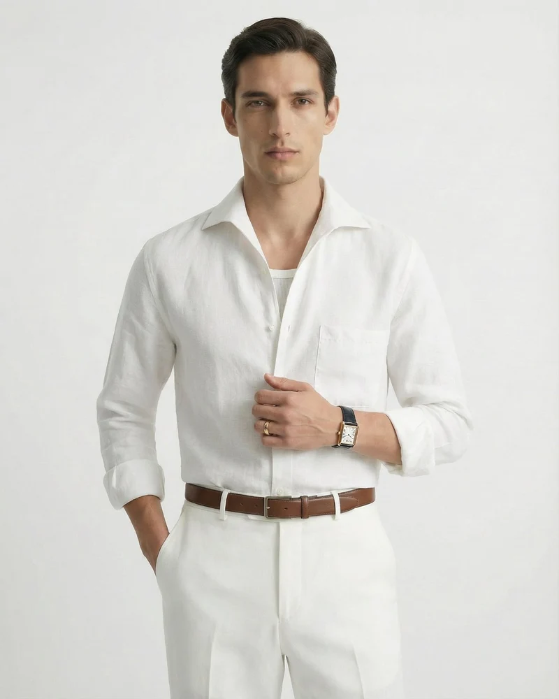 Retro Linen Light Casual Shirt