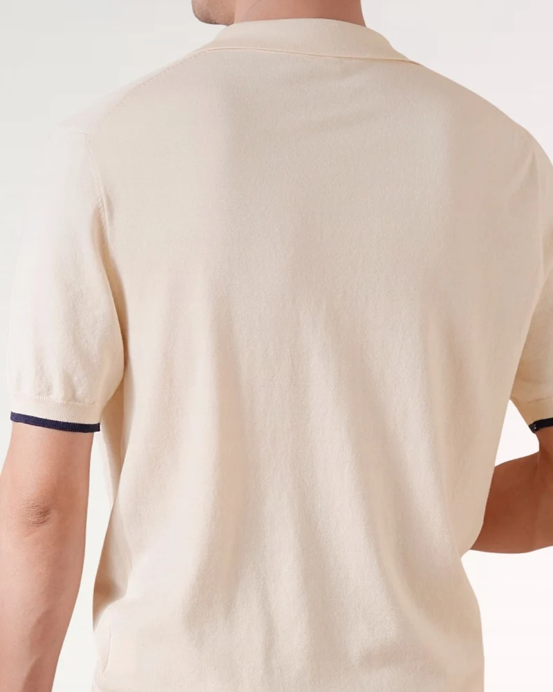 Cuban Collar Shirt Light Cotton Breathable