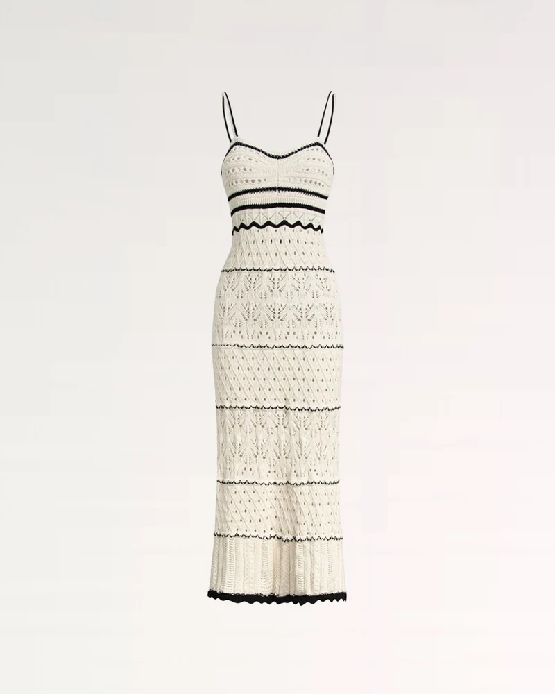 Crochet Mini Dress Summer
