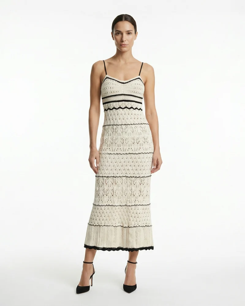 Crochet Mini Dress Summer
