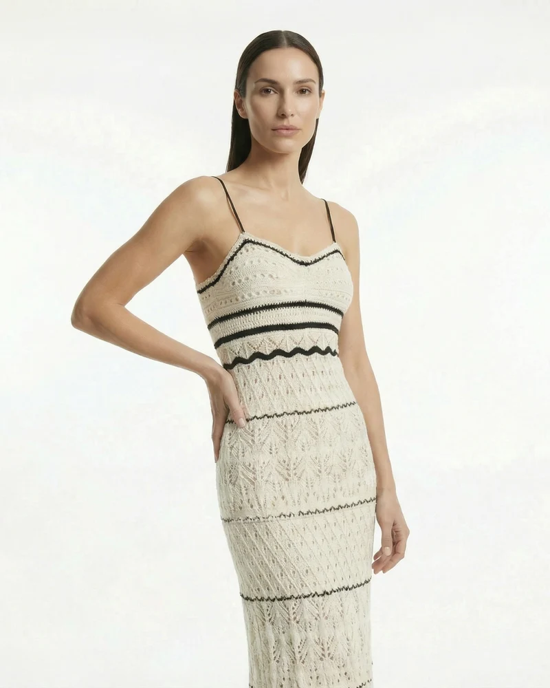 Crochet Mini Dress Summer