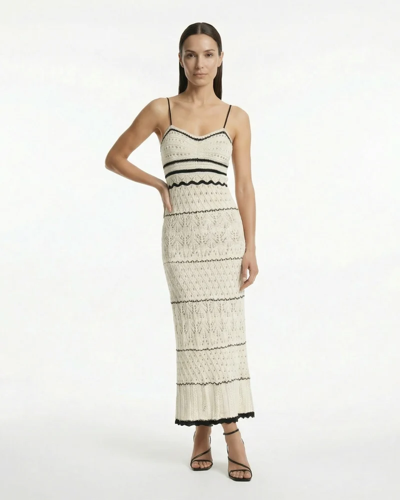 Crochet Mini Dress Summer