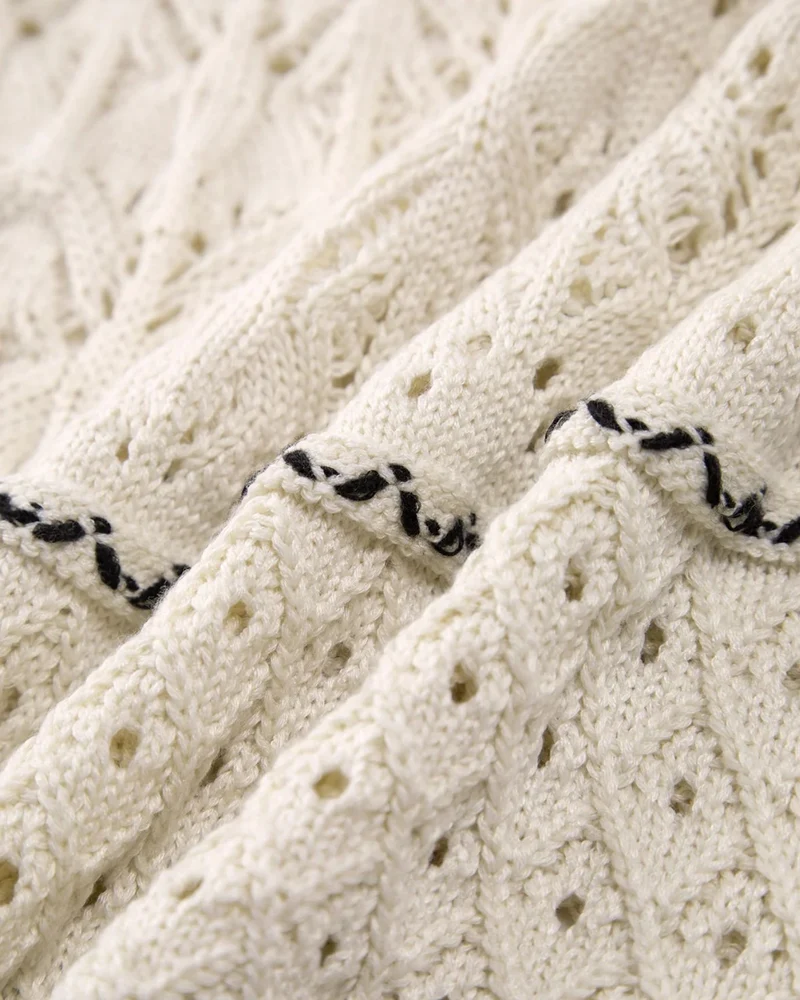 Crochet Mini Dress Summer