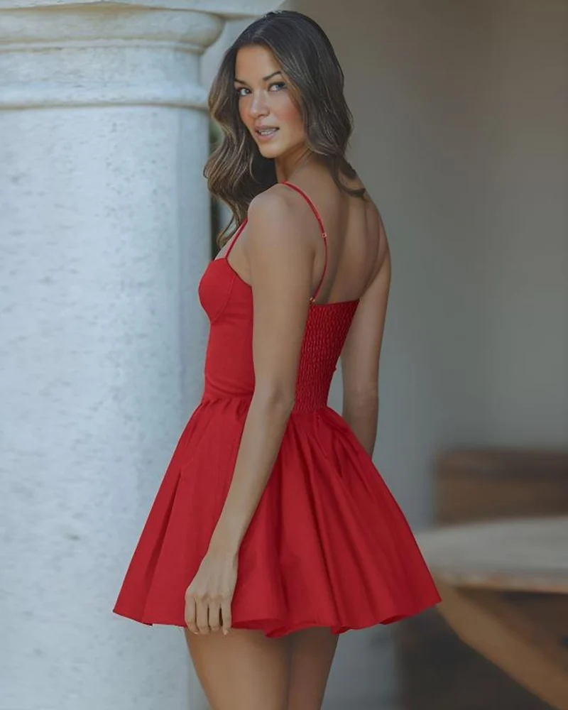 Celeb Dress Short Skirt Suspenders