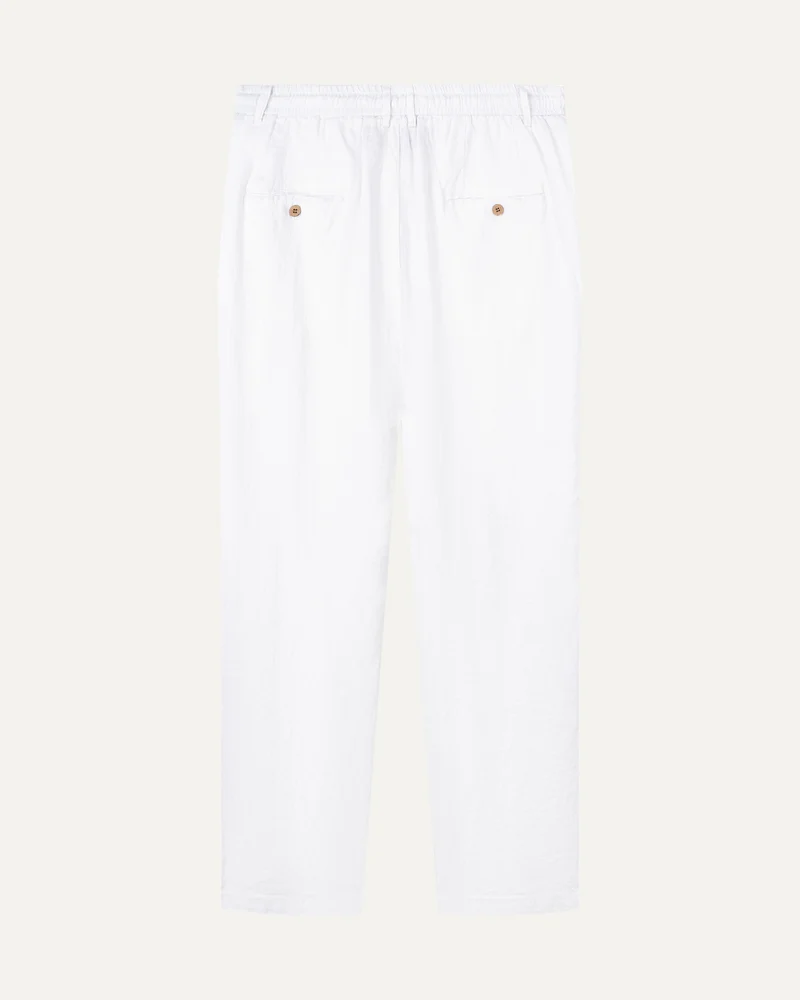 Ibiza Vice Linen Trousers Limited Edition White