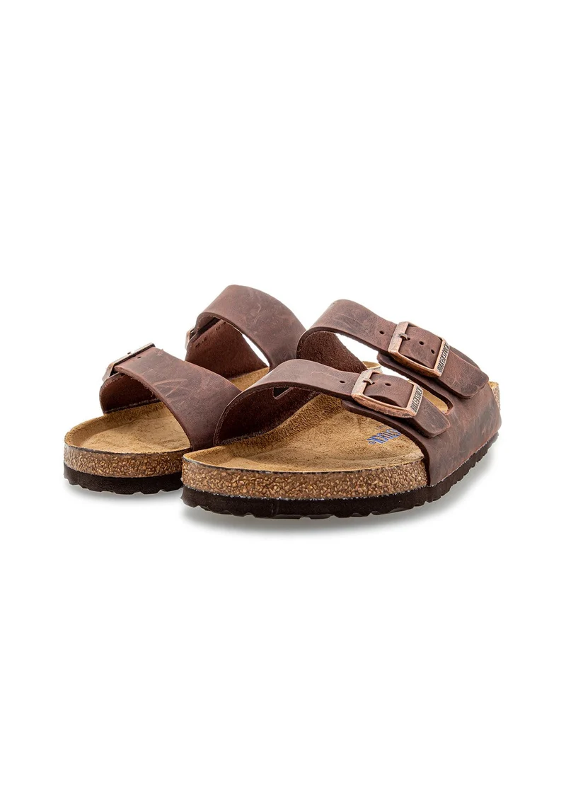 Arizona Soft Footbed Natural Leather Oiled habana