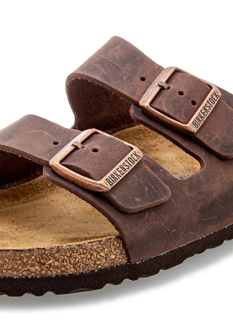 Arizona Soft Footbed Natural Leather Oiled habana