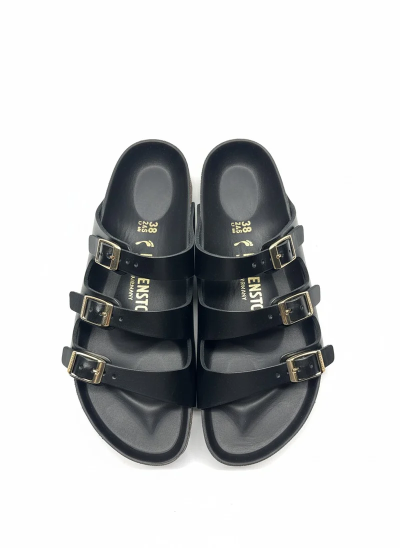 Florida Fresh Leather Women Narrow black new dressy leather