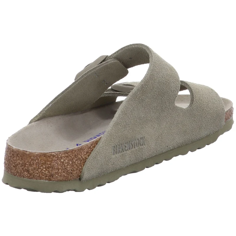 Birkenstock Pantolette Arizona Weichbettung khaki