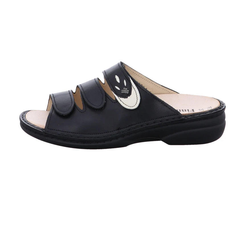 FinnComfort Pantolette Kos schw.-kombi.