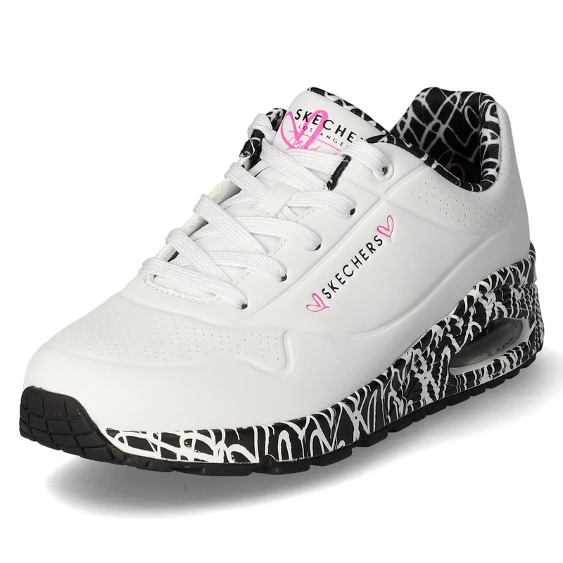 Low Sneaker UNO LOVING LOVE Weiß