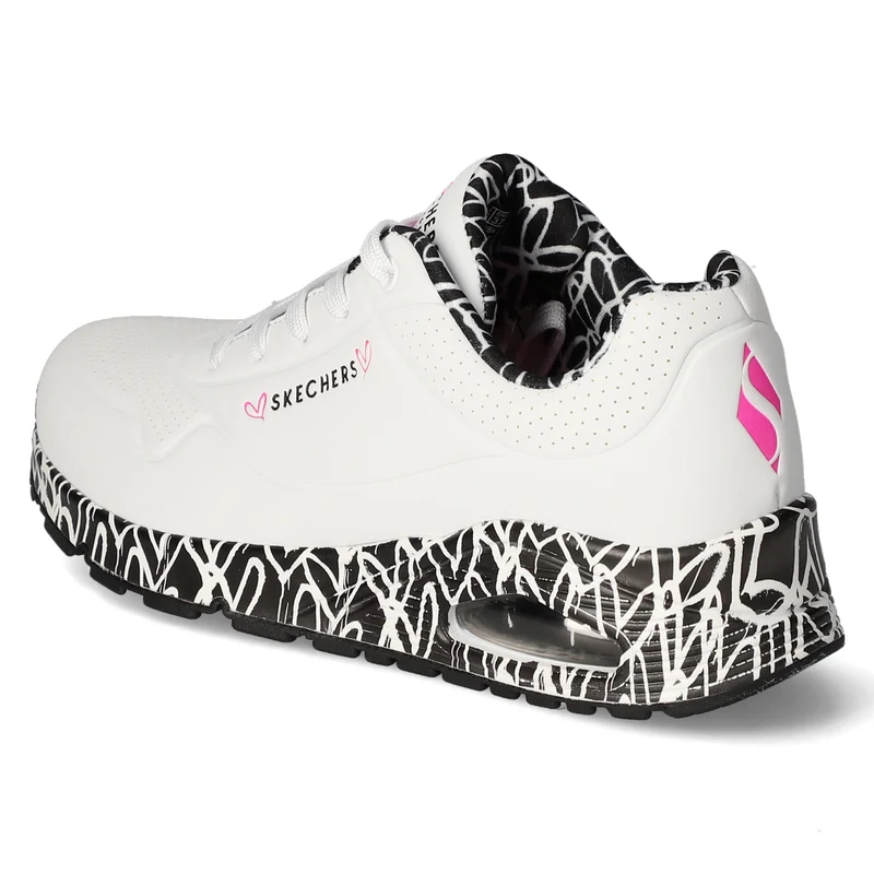 Low Sneaker UNO LOVING LOVE Weiß