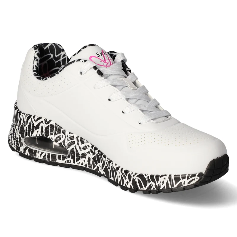 Low Sneaker UNO LOVING LOVE Weiß