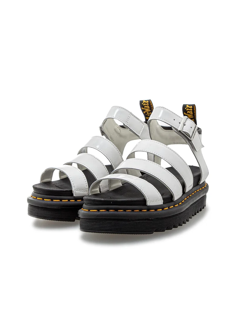 Blaire Patent Leather white