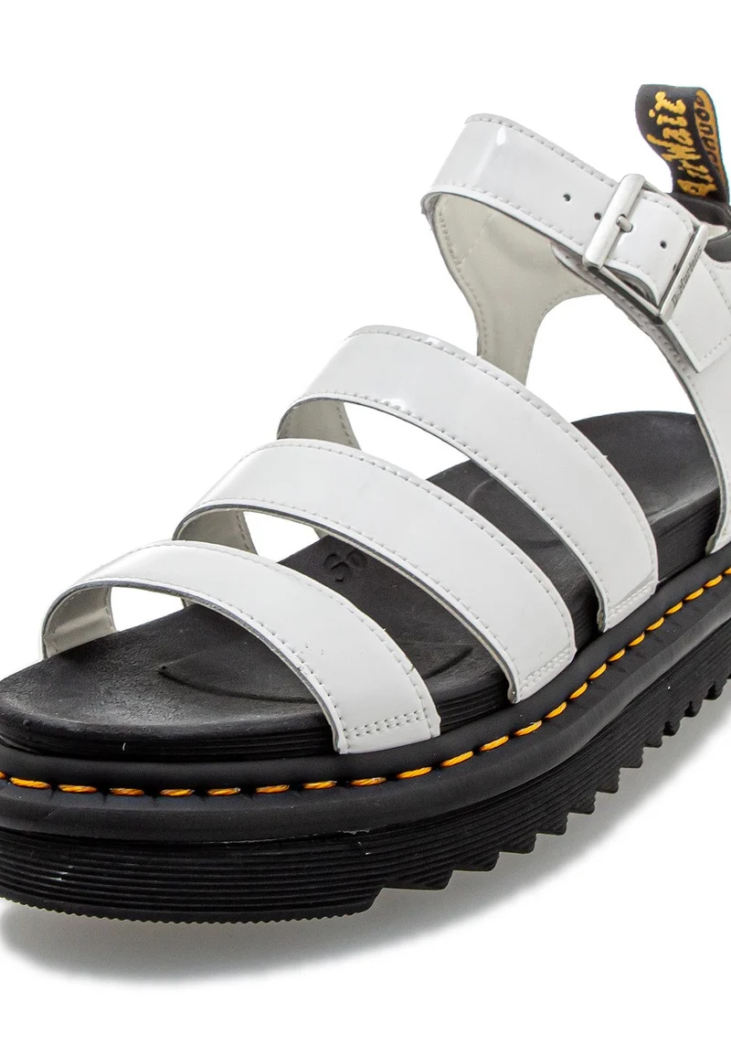 Blaire Patent Leather white