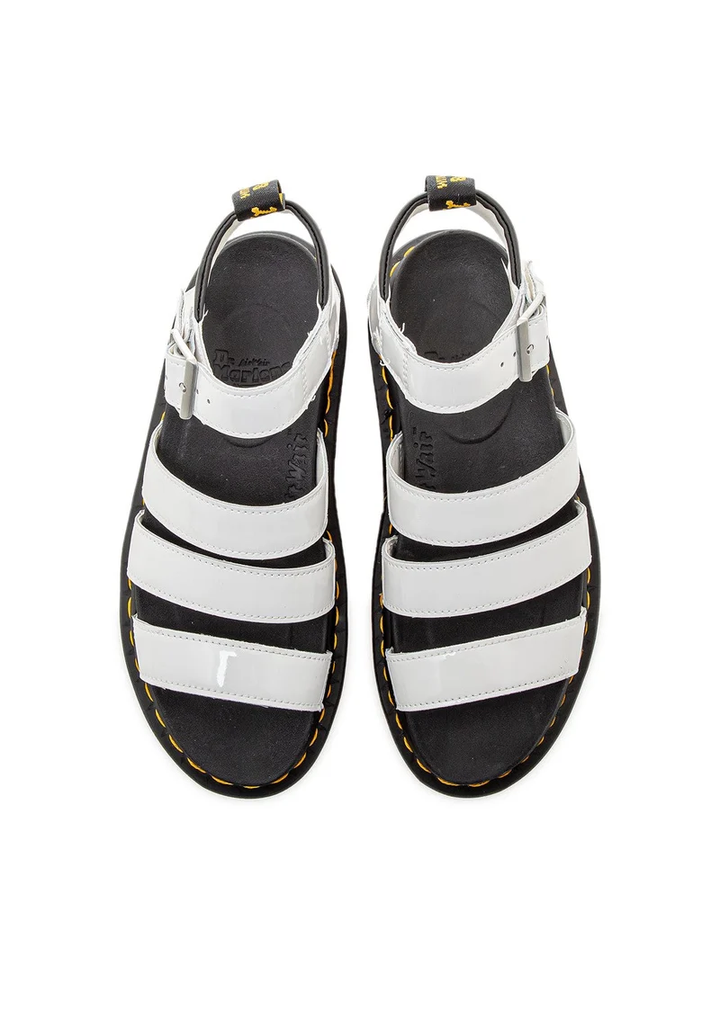 Blaire Patent Leather white