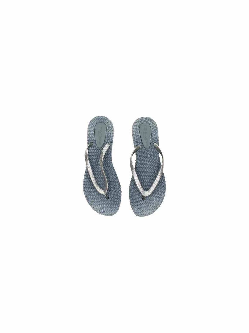 Flip Flop with Glitter grey