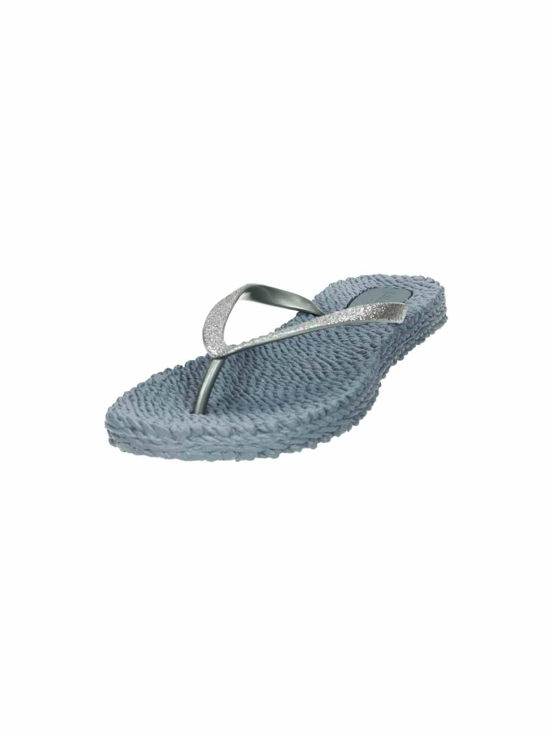 Flip Flop with Glitter grey