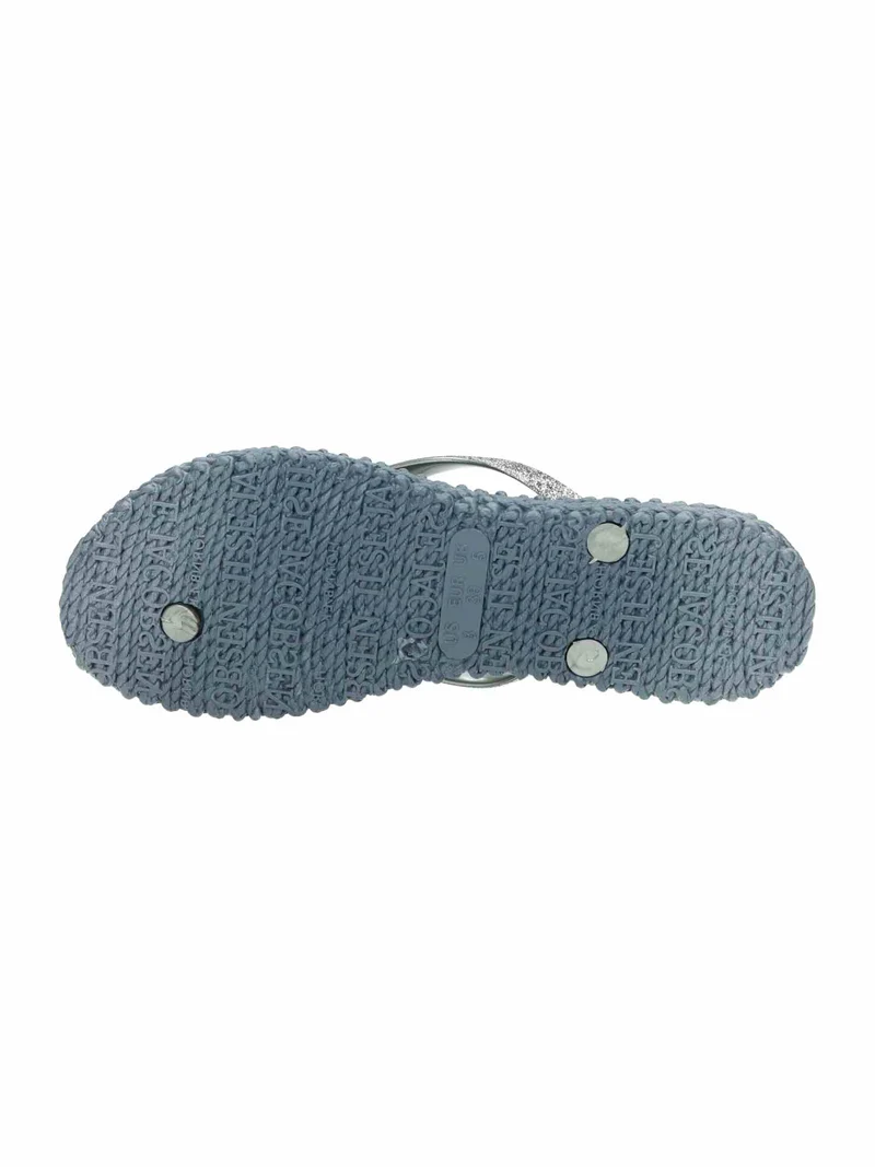 Flip Flop with Glitter grey