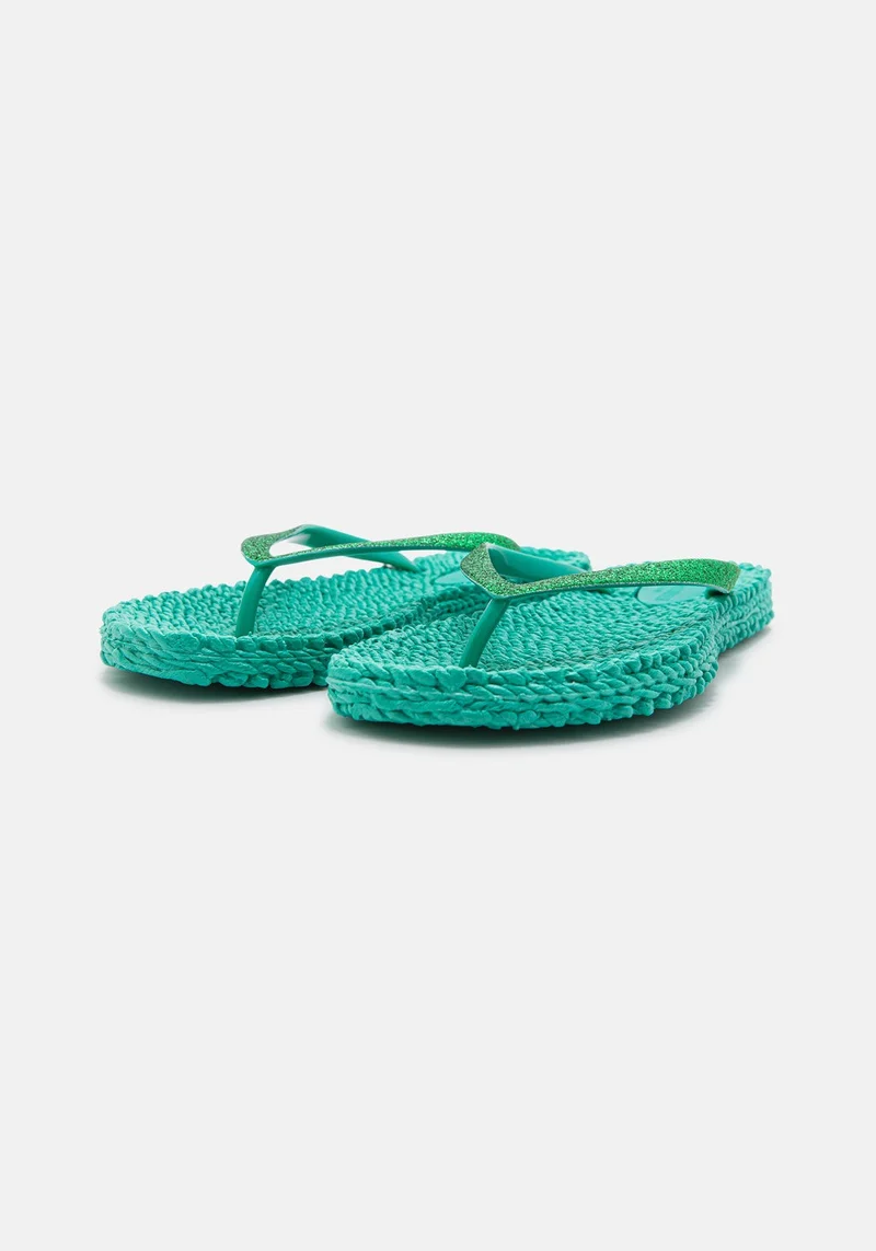 Flip Flop with Glitter north green