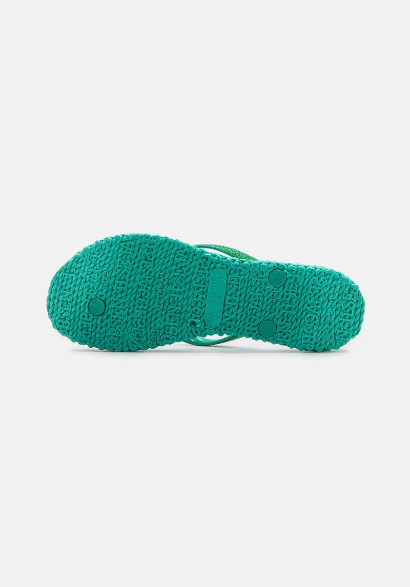 Flip Flop with Glitter north green