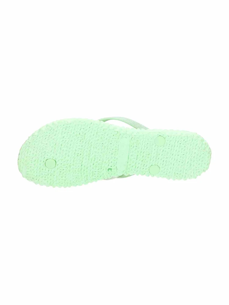 Flip Flop with Glitter dusty aqua