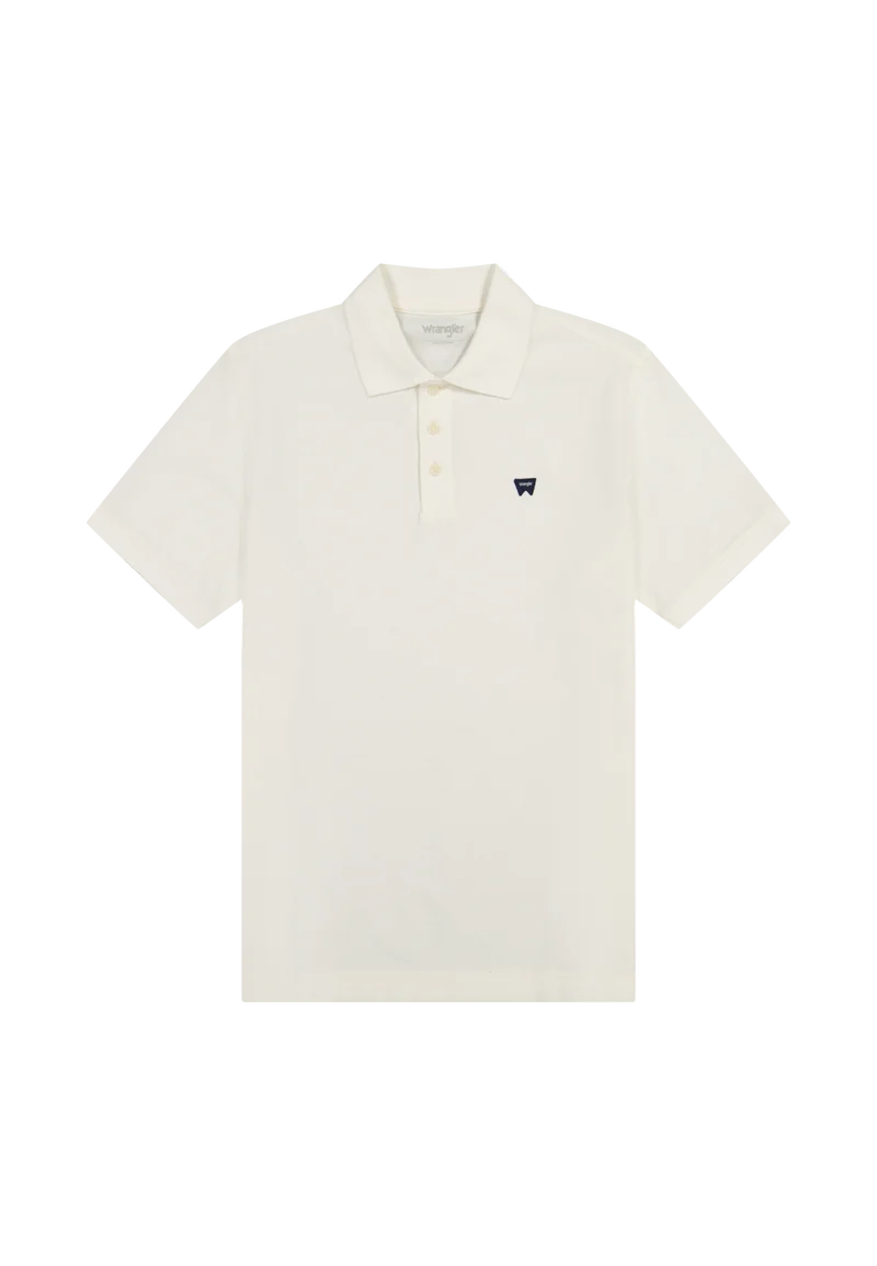 POLO SHIRT worn white