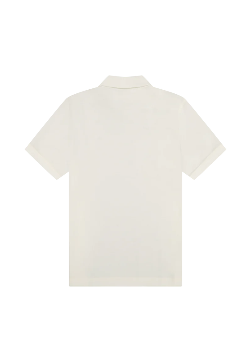 POLO SHIRT worn white