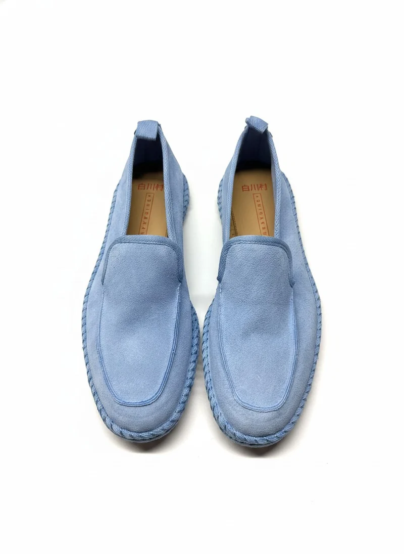 Myama Women Suede baby blue