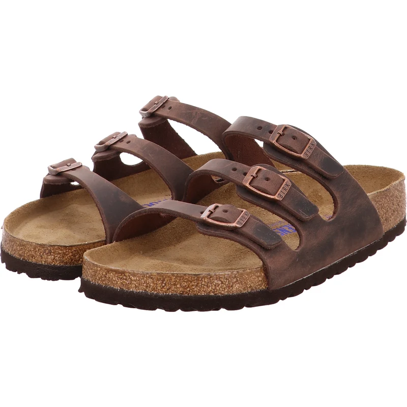 Birkenstock Pantolette Florida Habana braun