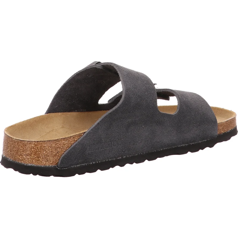 Birkenstock Pantolette Arizona LEVE Charcoal grau