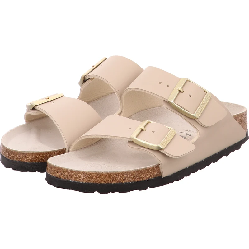 Birkenstock Pantolette Arizona beige
