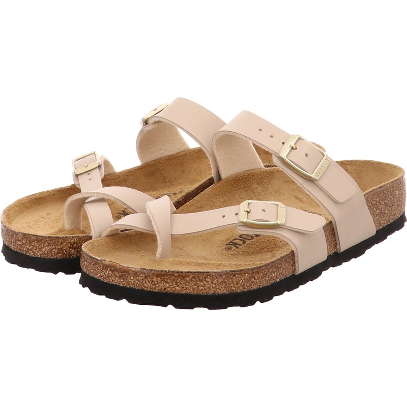 Birkenstock Pantolette Mayari Birkoflor beige