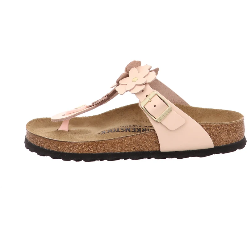 Birkenstock Pantolette Gizeh Flowers rosa