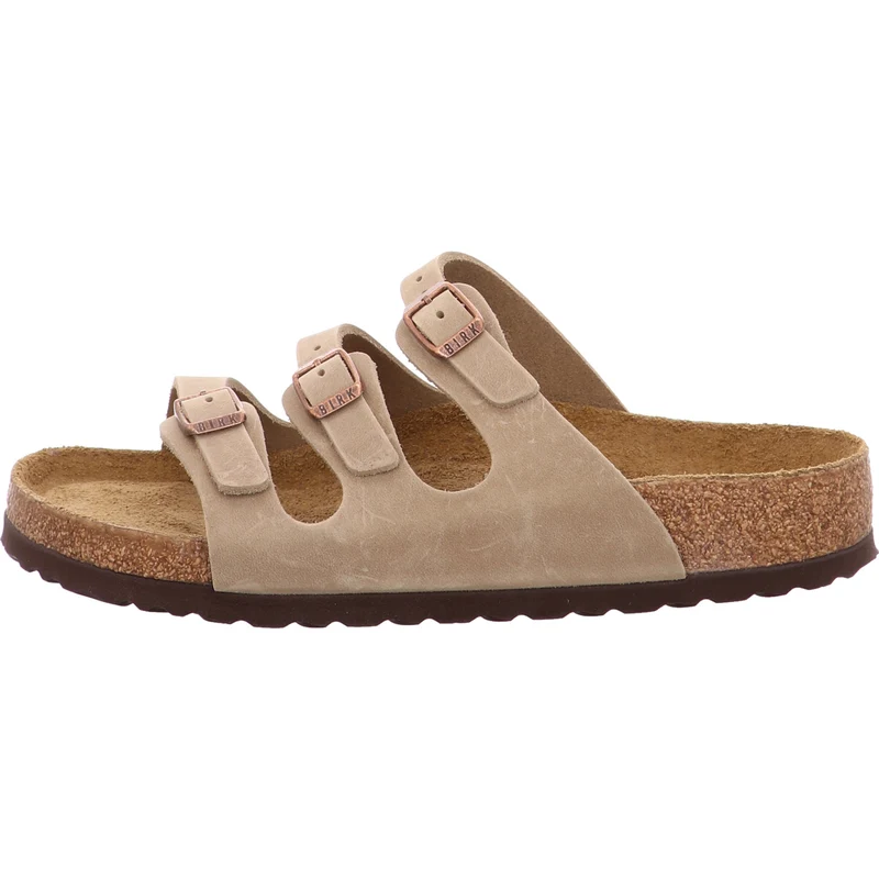Birkenstock Pantolette Florida braun