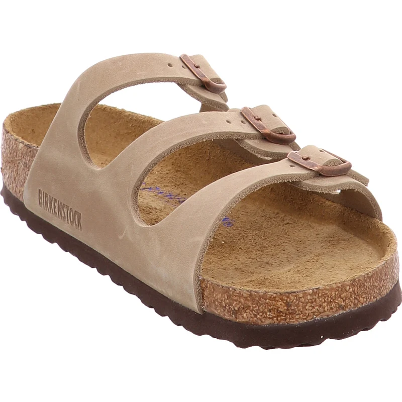 Birkenstock Pantolette Florida braun